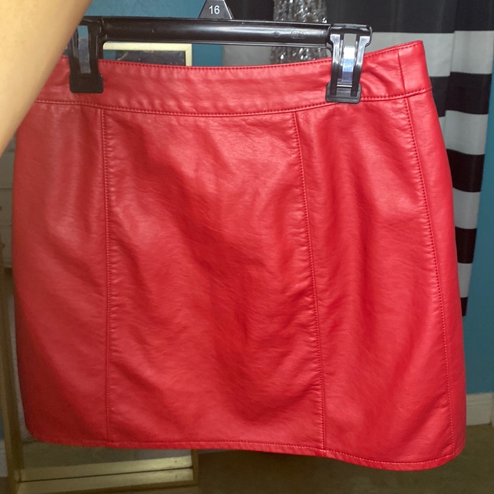 Forever 21 leather skirt